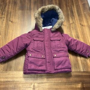 Carter’s Toddler girls coat 2t warm purple nice